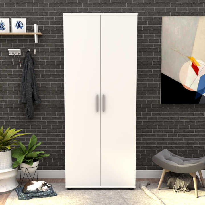 רוברט - SHC-529 לבן - ארון מדפים