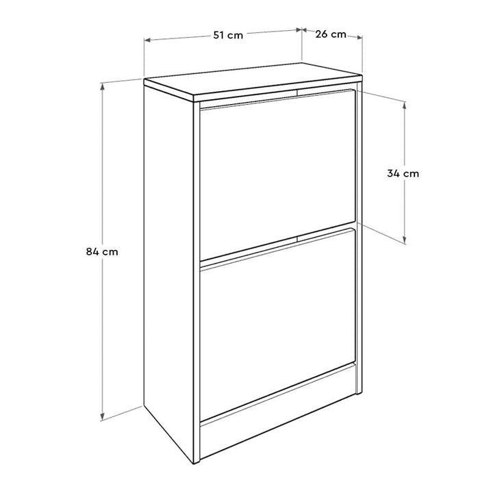 סקארפה2 - HC-320 - שידת נעליים