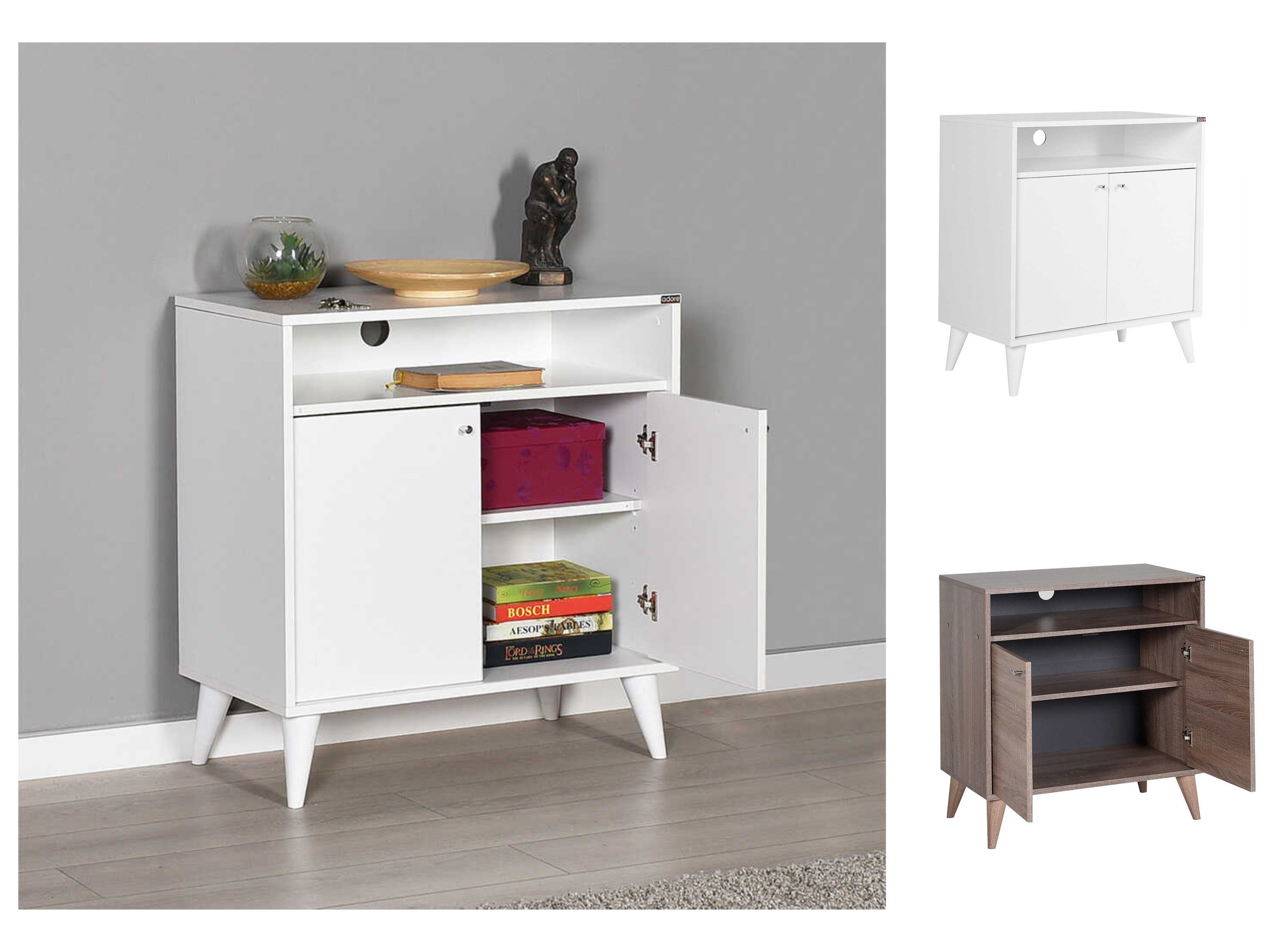 קלרי DR-220 לבן - שידת כניסה