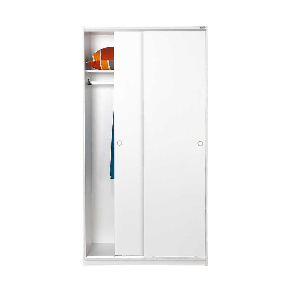 גלייד WD436 - לבן - ארון תליה ומדפים עם דלתות הזזה