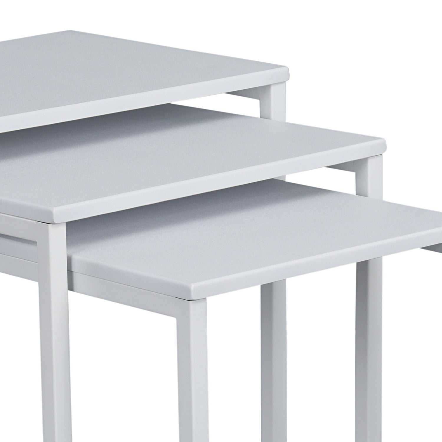 מקסימו לבן- שלישיית שולחנות צד