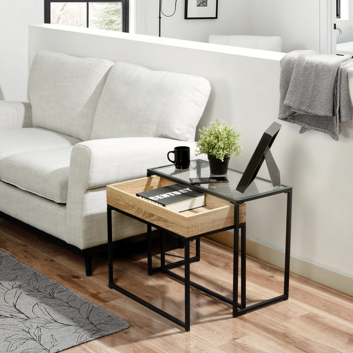 CURRY סט שולחנות קפה מעוצבים-HC-027