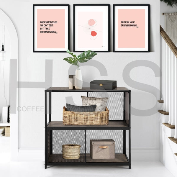 EMELY - שידה דו מדפית -HC-027