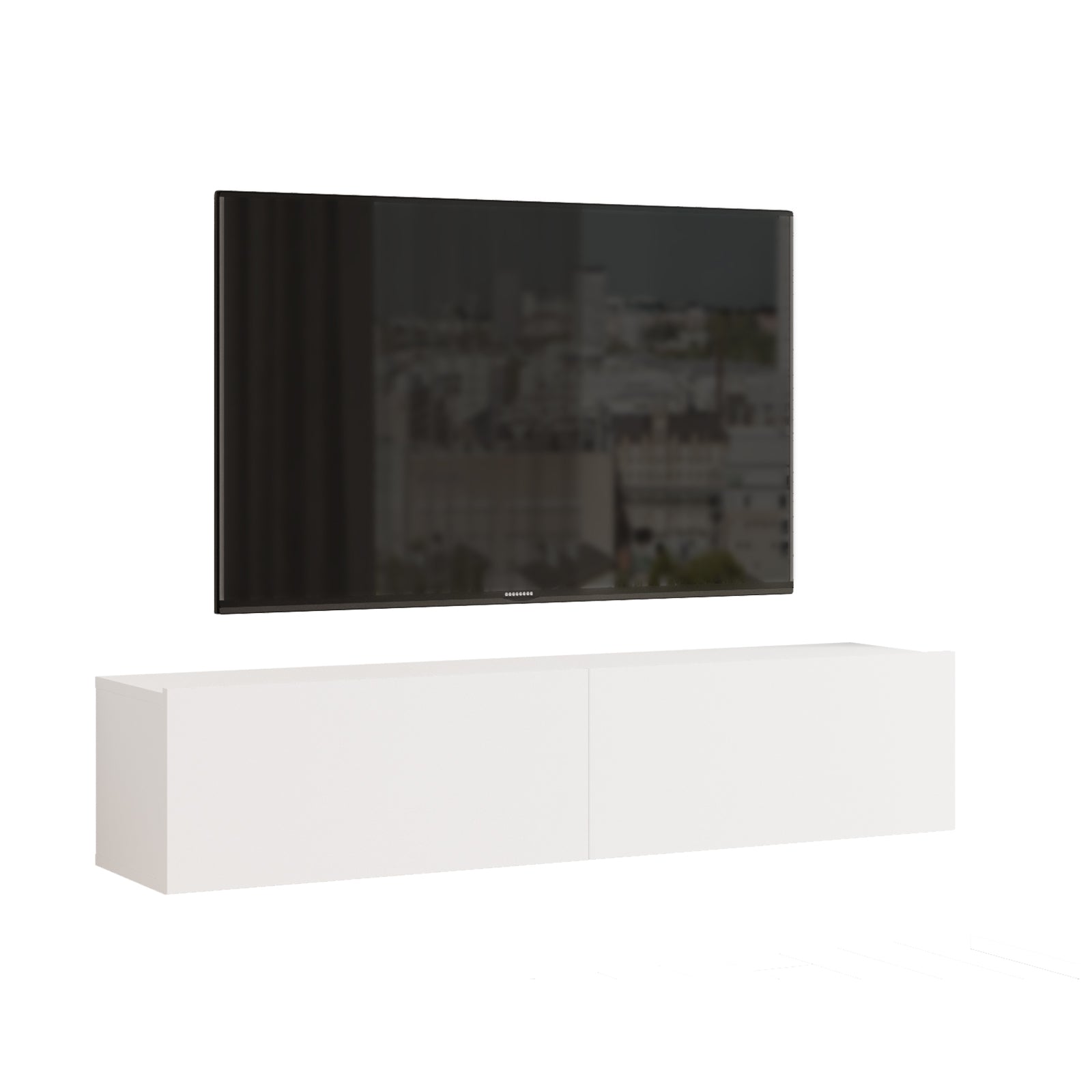 ARISTO FR10-W -לבן - מזנון טלוויזיה צף