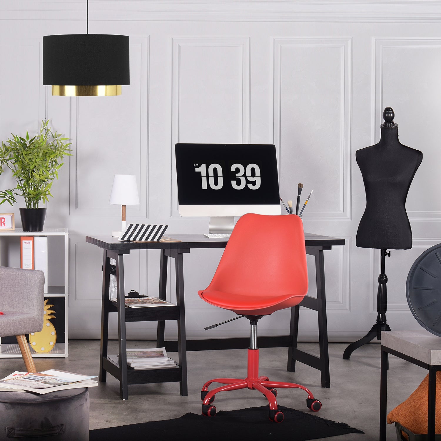 BLOKHUS אדום - כיסא משרדי-8242