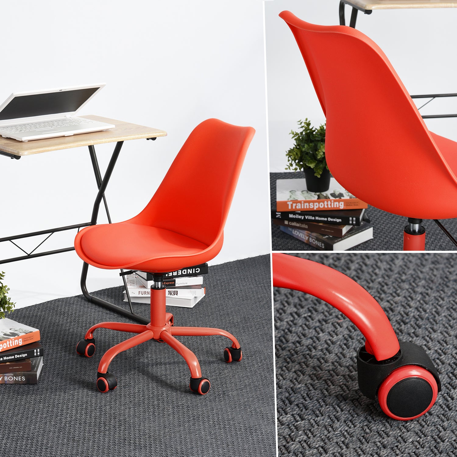 BLOKHUS אדום - כיסא משרדי-8242