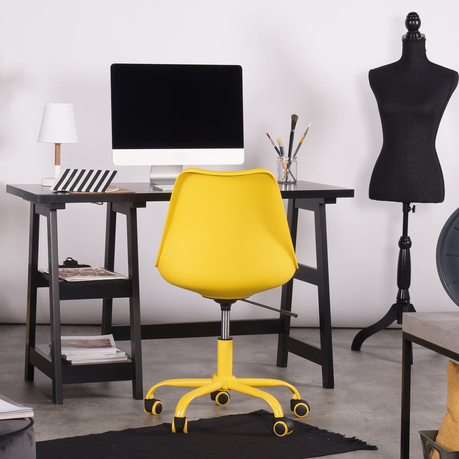 BLOKHUS צהוב - כיסא משרדי-6283