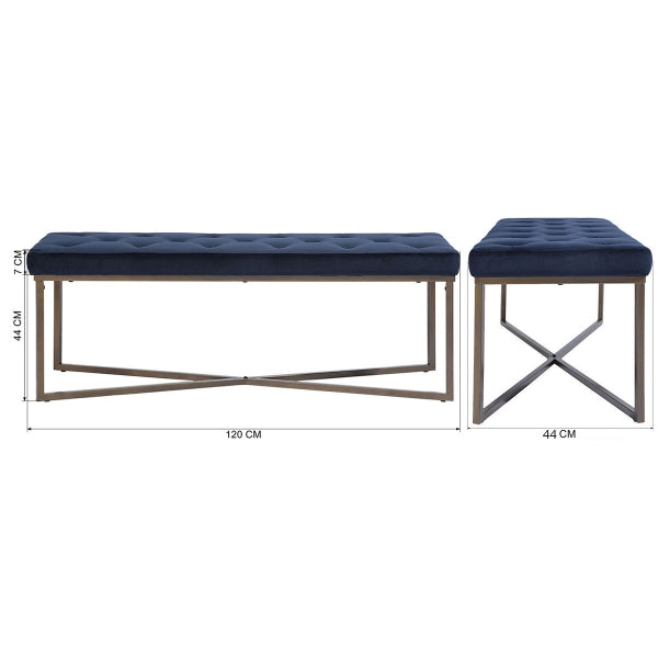 RIZZO כחול כהה - ספסל מעוצב-2316