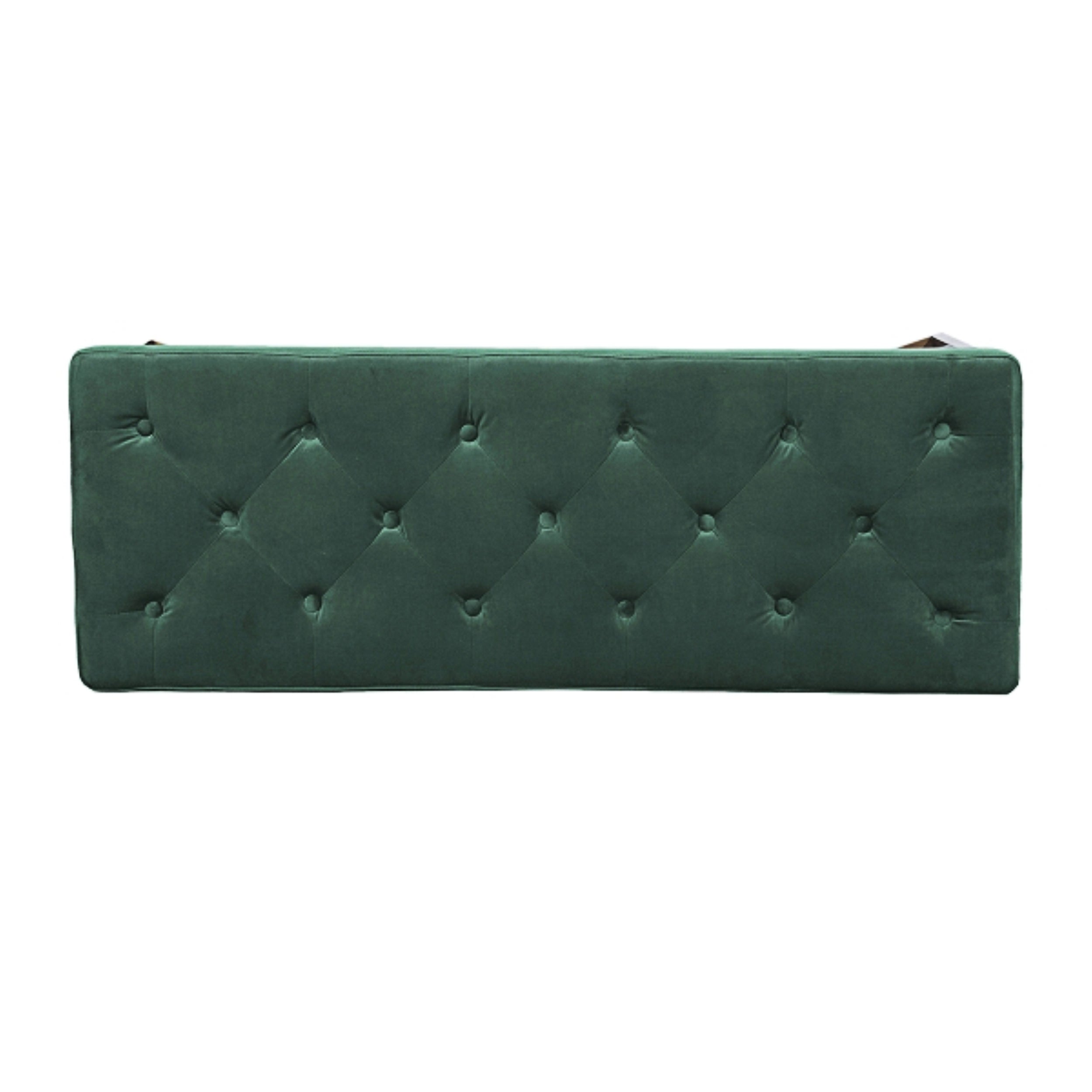 RIZZO ירוק כהה - ספסל מעוצב-