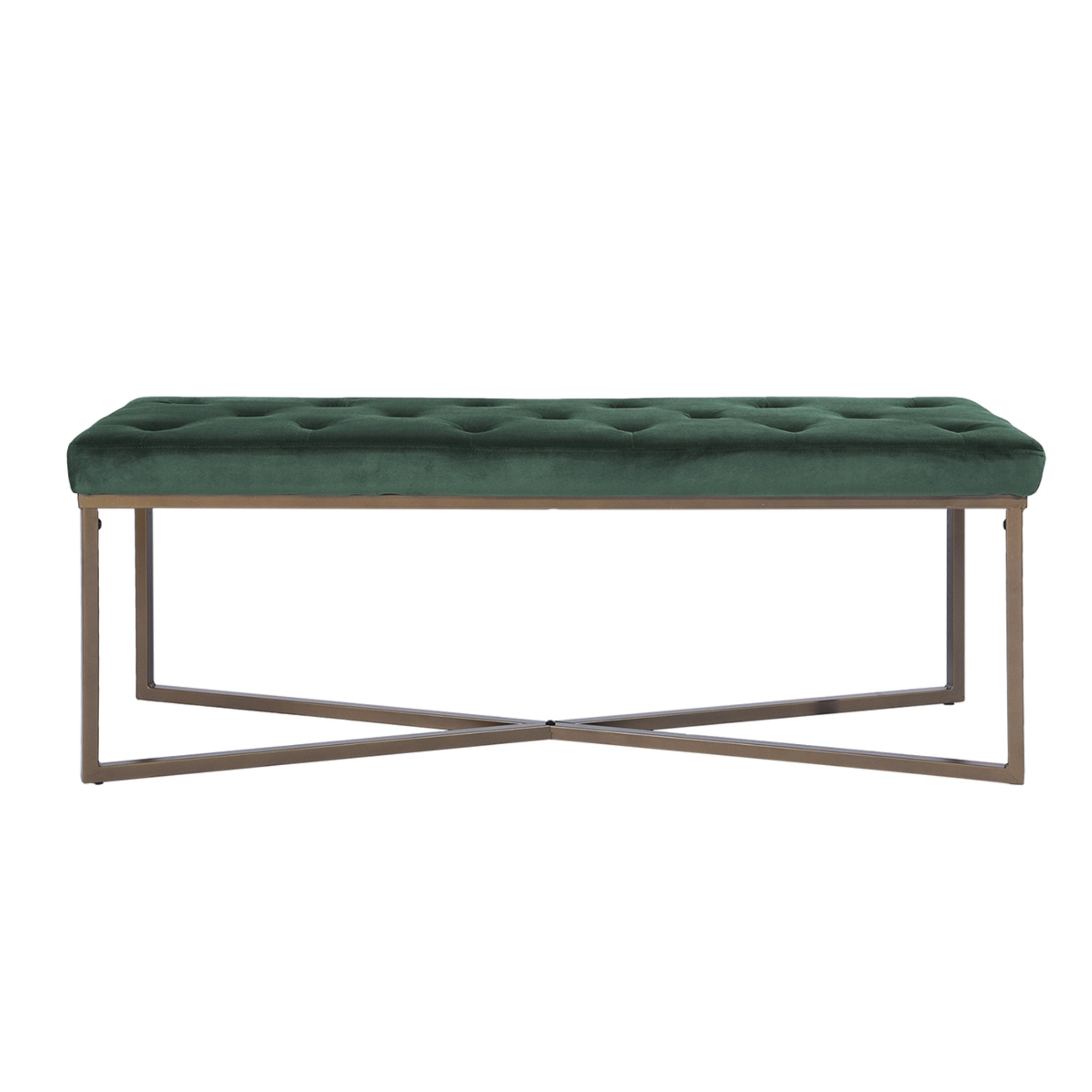 RIZZO ירוק כהה - ספסל מעוצב-