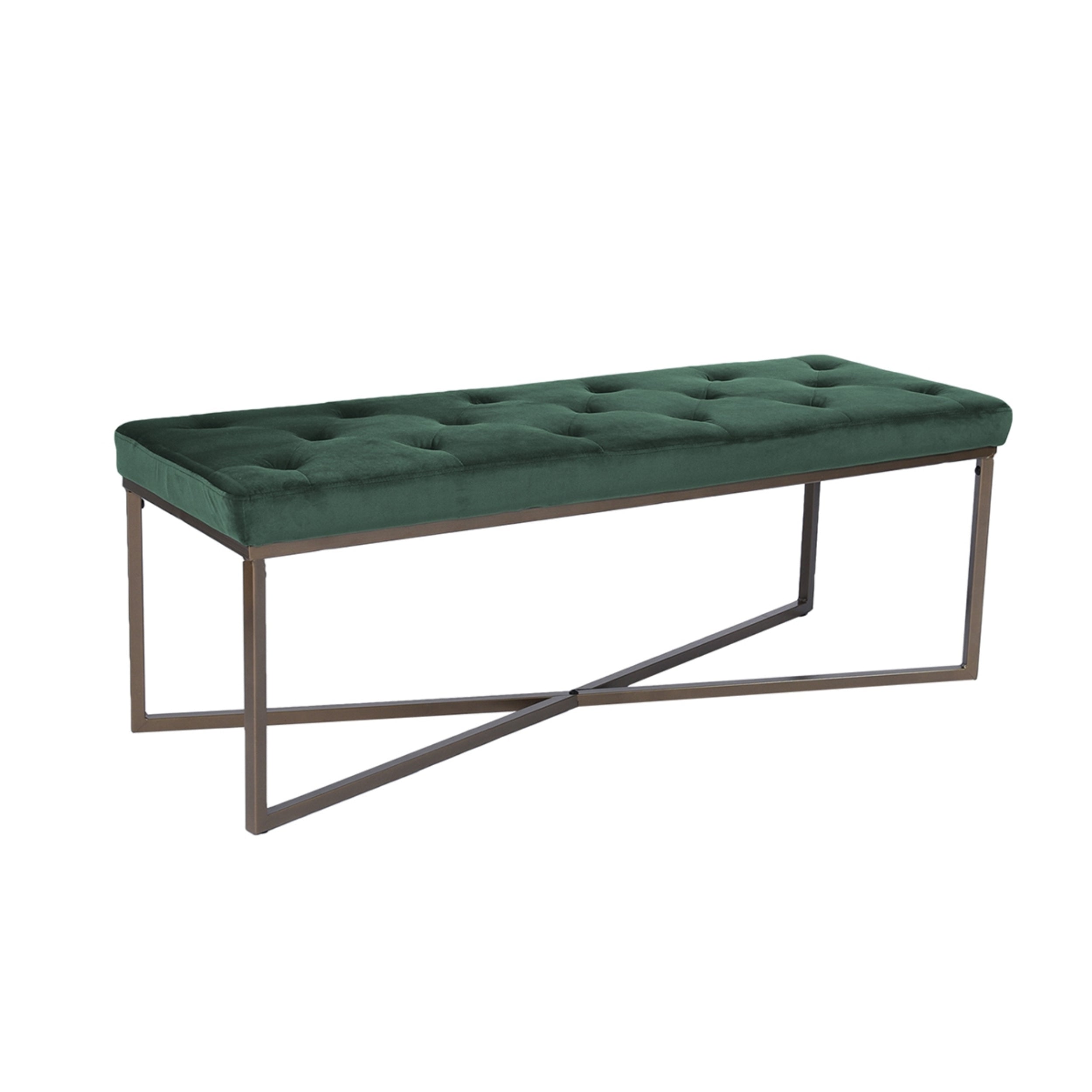 RIZZO ירוק כהה - ספסל מעוצב-