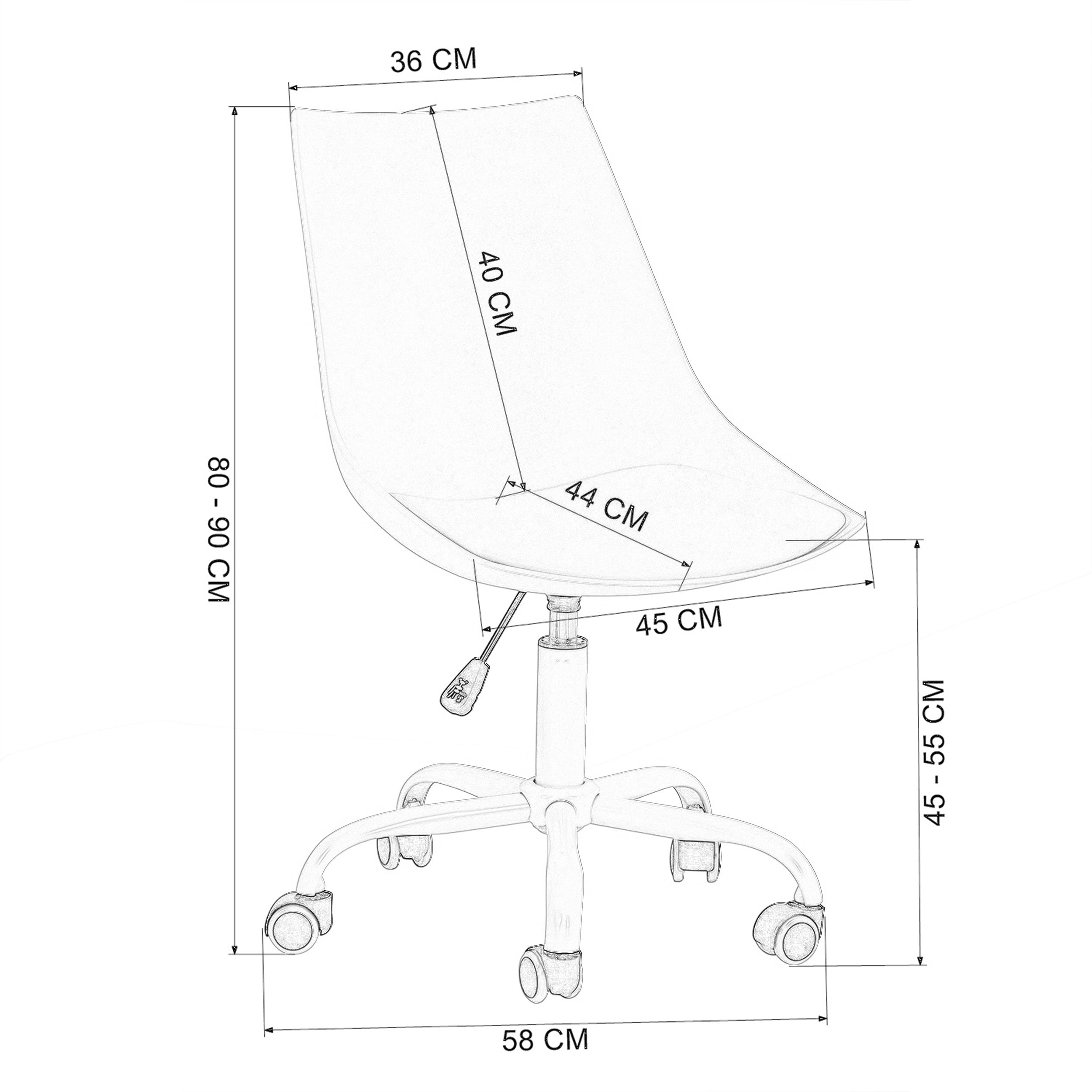 MOORISH ורוד - כיסא משרדי-6359