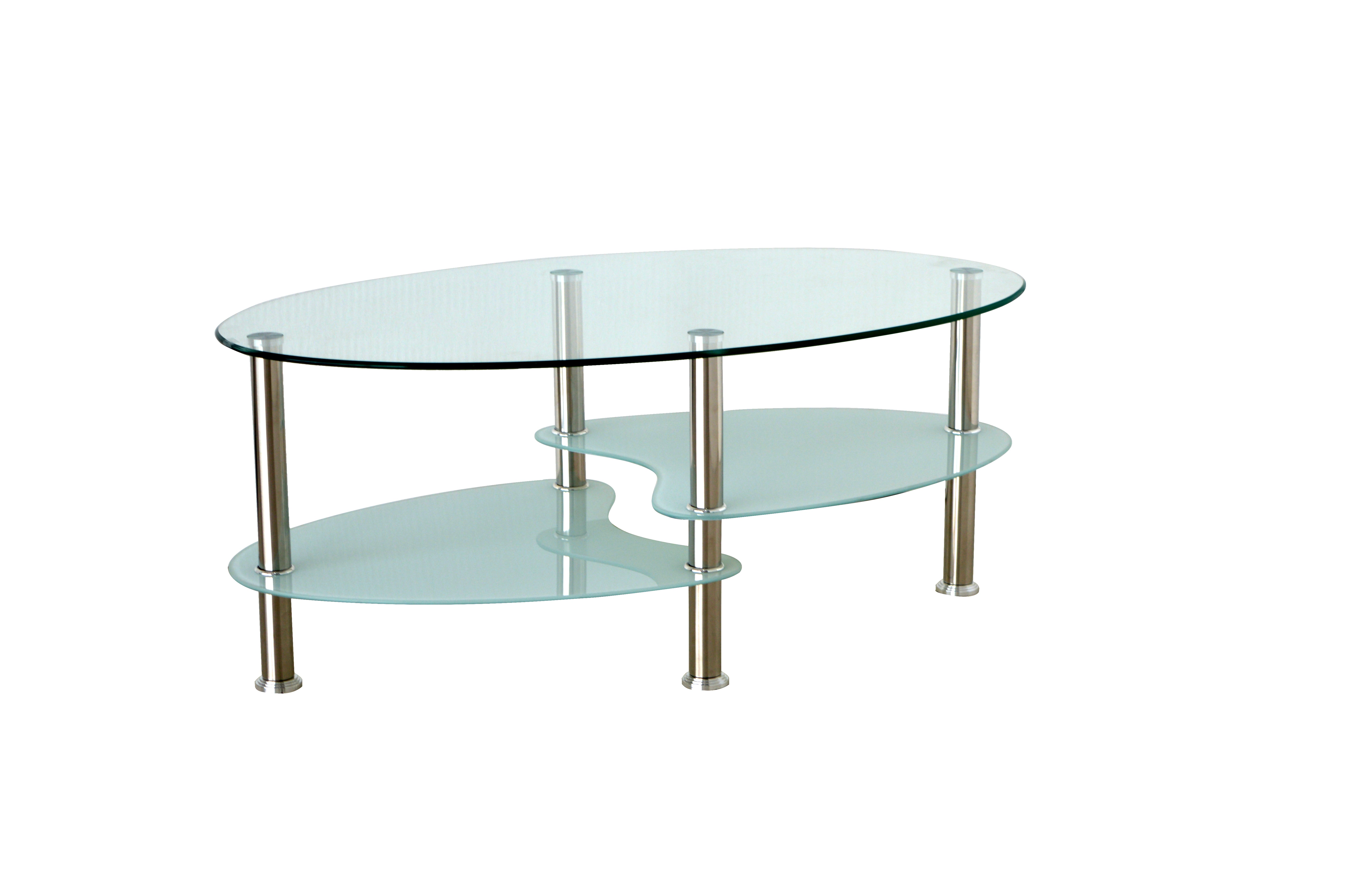 סמפדוריה לבן שקוף - ANDERSON  - שולחן סלון