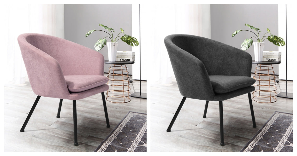 DIXIER אפור כהה - כורסה מעוצבת-AI88