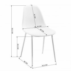 KONWIN לבן - כסא רב תכליתי-2928