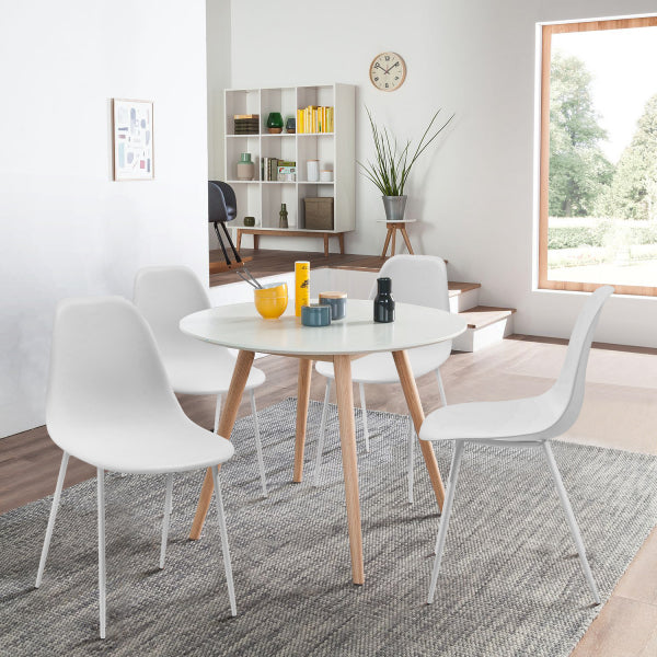 KONWIN לבן - כסא רב תכליתי-2928