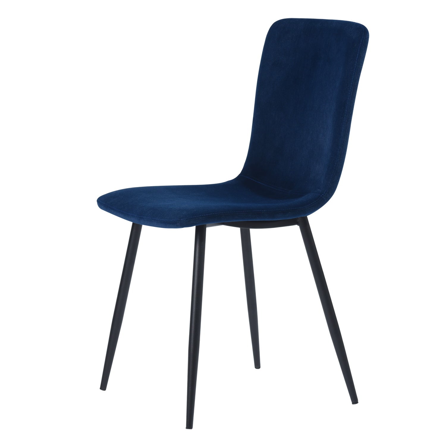 SCARGILL כחול דמוי קטיפה - כיסאות לפינת אוכל-2508