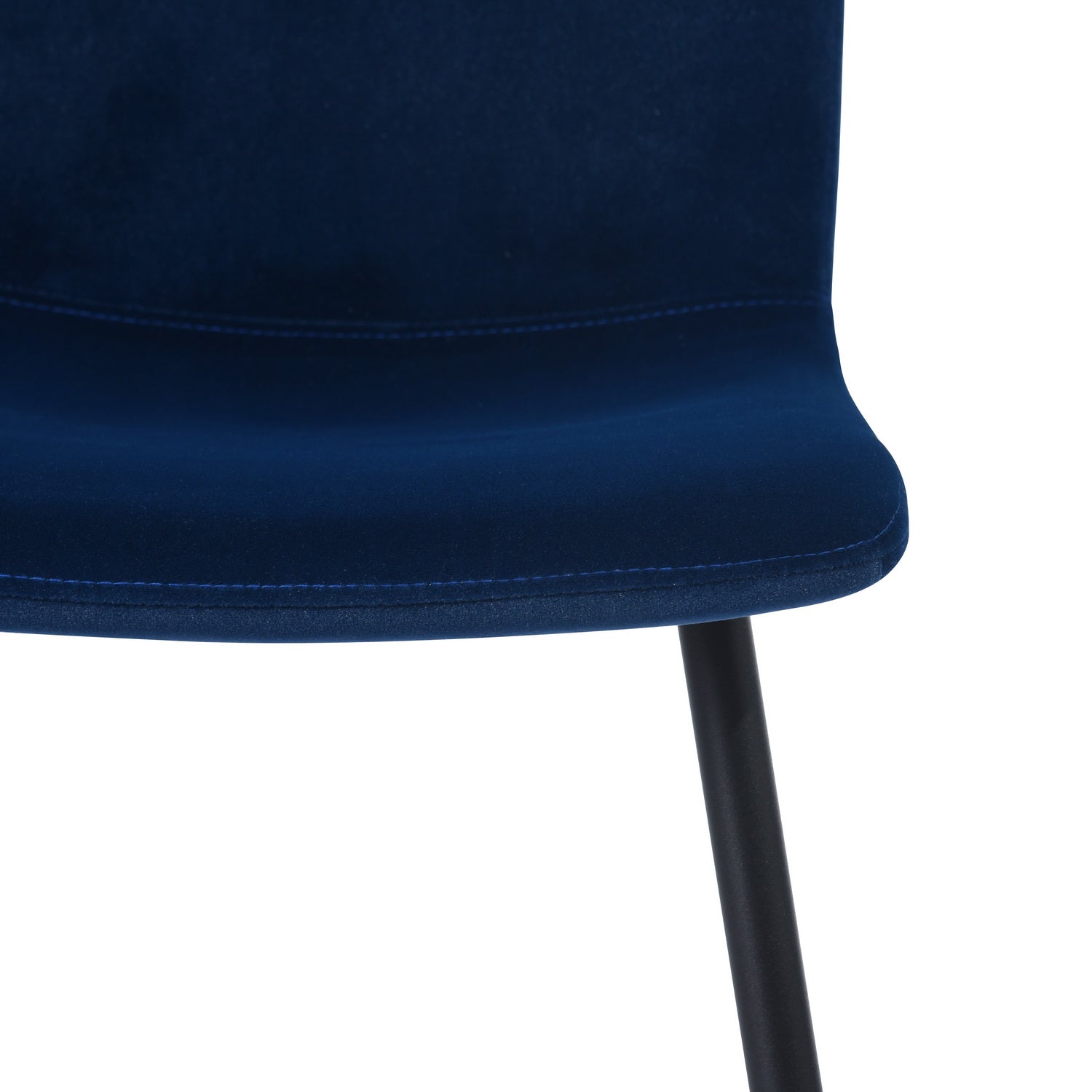 SCARGILL כחול דמוי קטיפה - כיסאות לפינת אוכל-2508