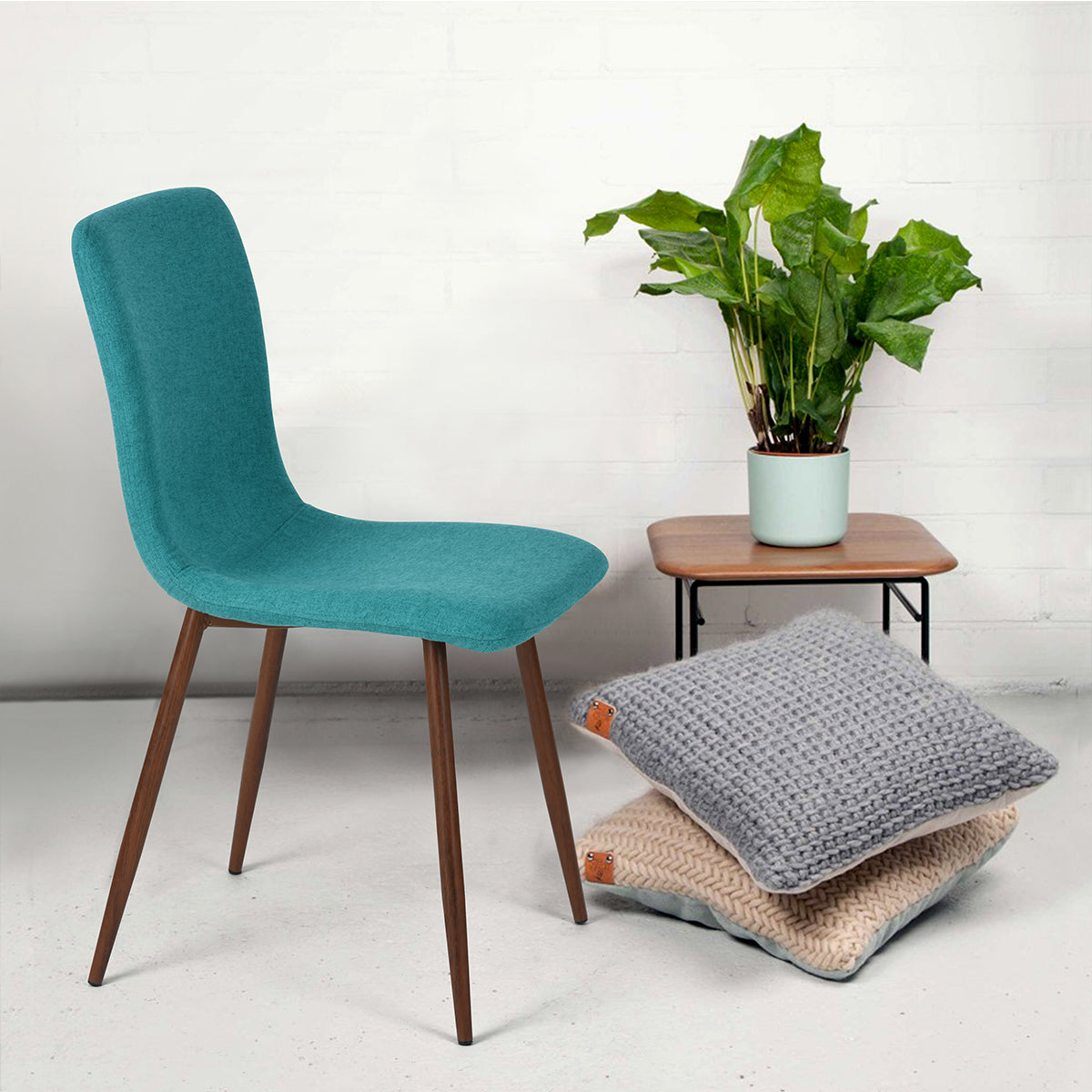 SCARGILL טורקיז בד - כיסאות לפינת אוכל-2318