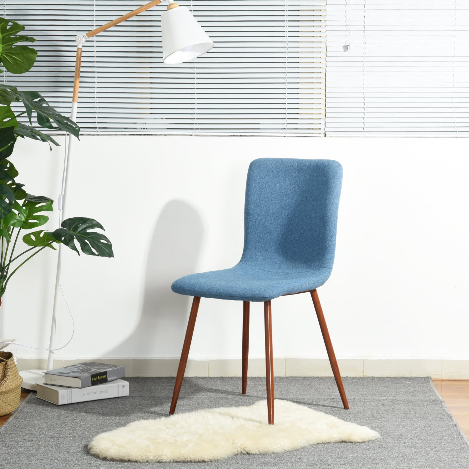 SCARGILL - תכלת בד - כיסאות לפינת אוכל-2763