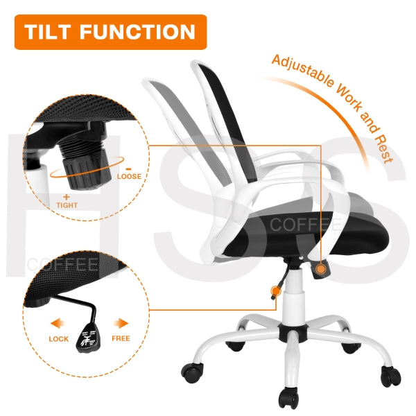 DESERT שחור לבן - כיסא משרדי -0001