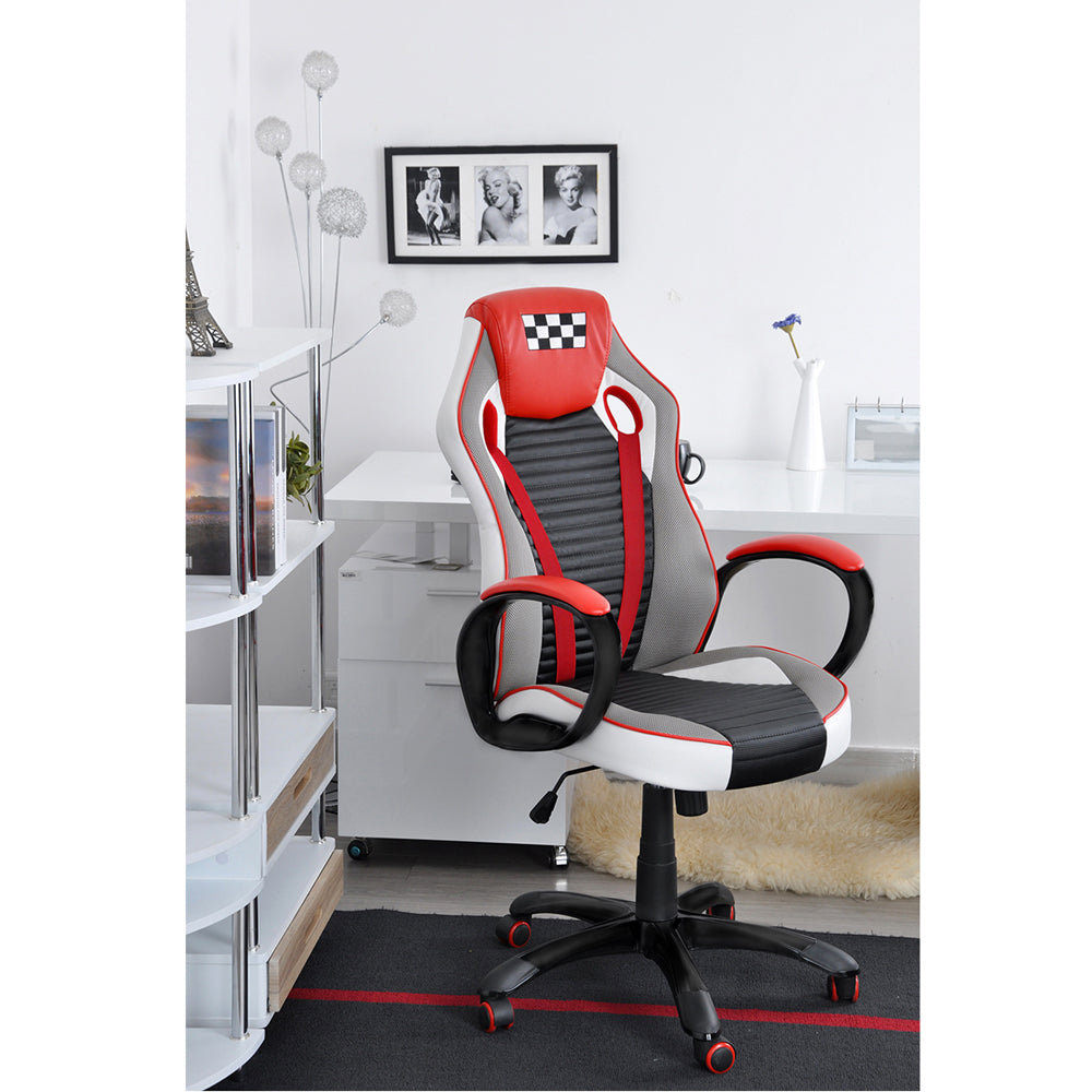 EMINEM - אדום - כיסא גיימינג-0342