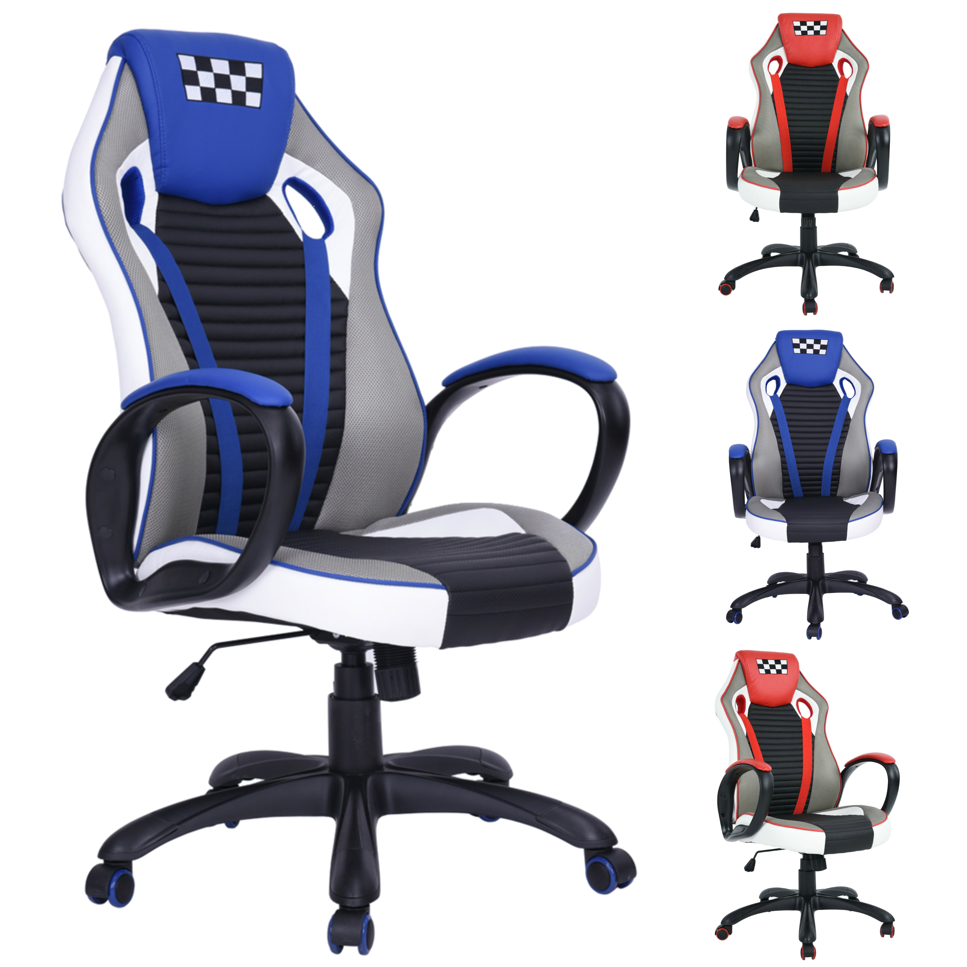 EMINEM - אדום - כיסא גיימינג-0342