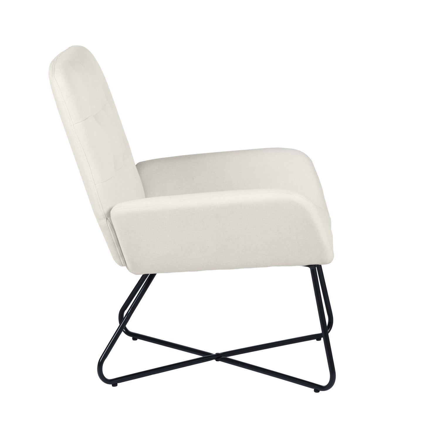 NICOLAS קרם - כורסא מעוצבת-7951