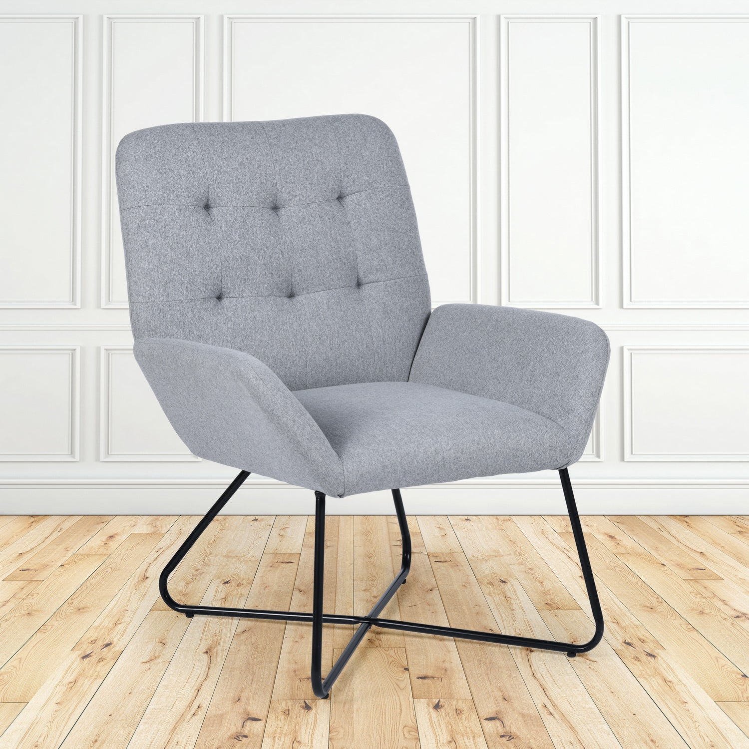 NICOLAS אפור - כורסא מעוצבת-7949