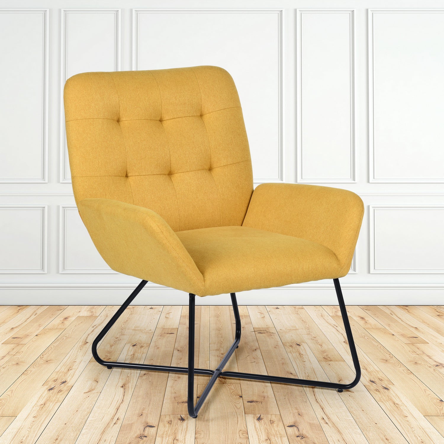 NICOLAS חרדל - כורסא מעוצבת-7952