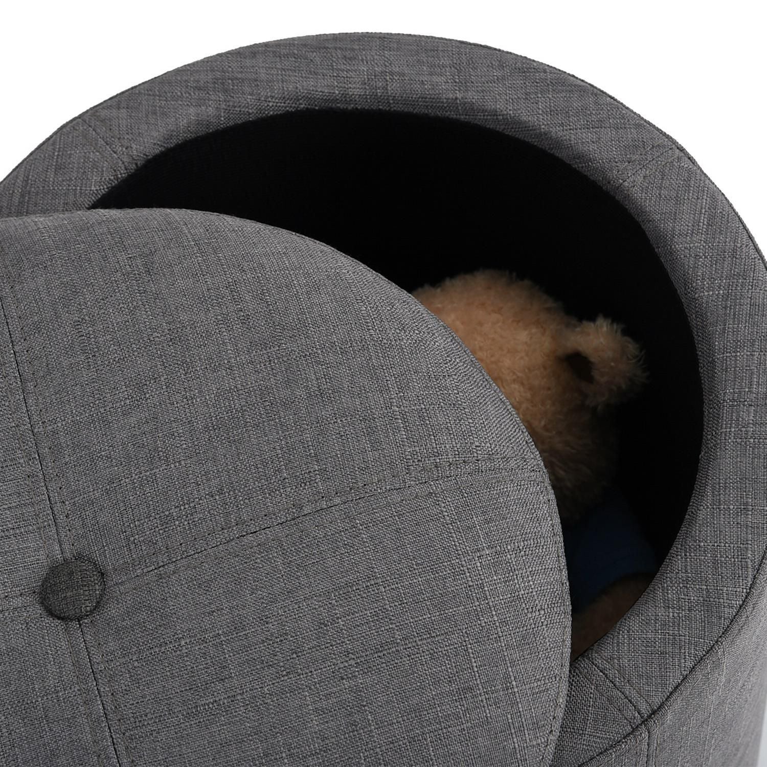 WHAKAMARU אפור - הדום אחסון עגול