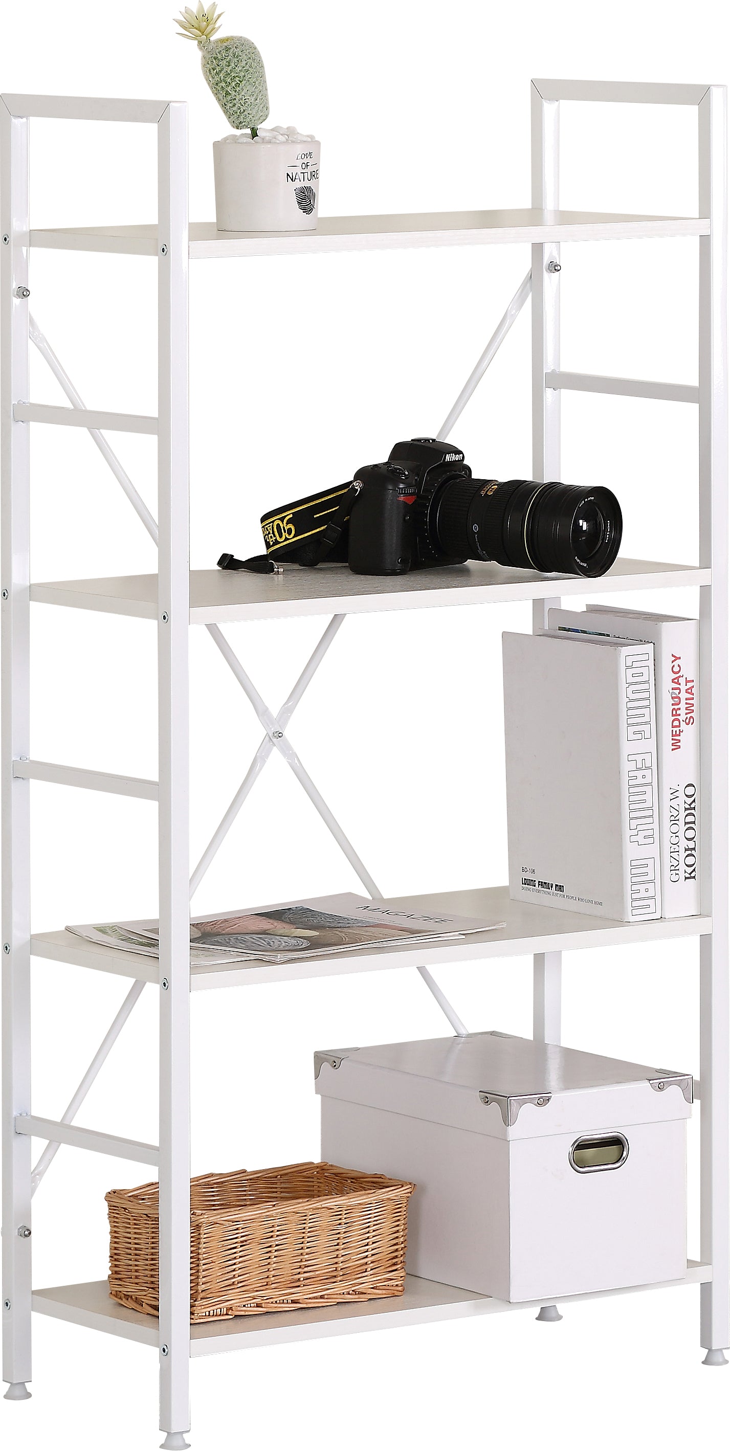 פנסי 4 לבן - יחידת מדפים Pansy4