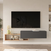 onix KBL1-AA-פחם-אורן  מזנון טלוויזיה צף