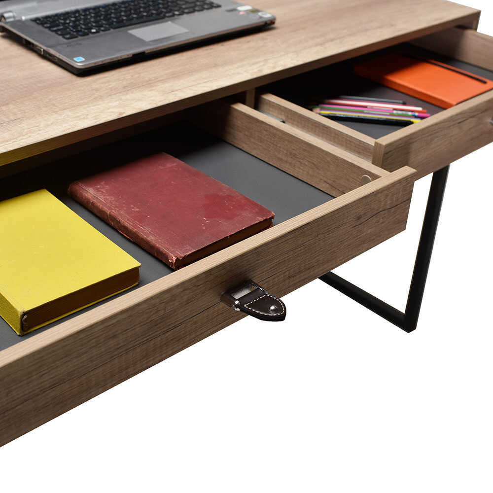 Tavolo- CMS-922-TT-אגוז בהיר- שולחן עבודה