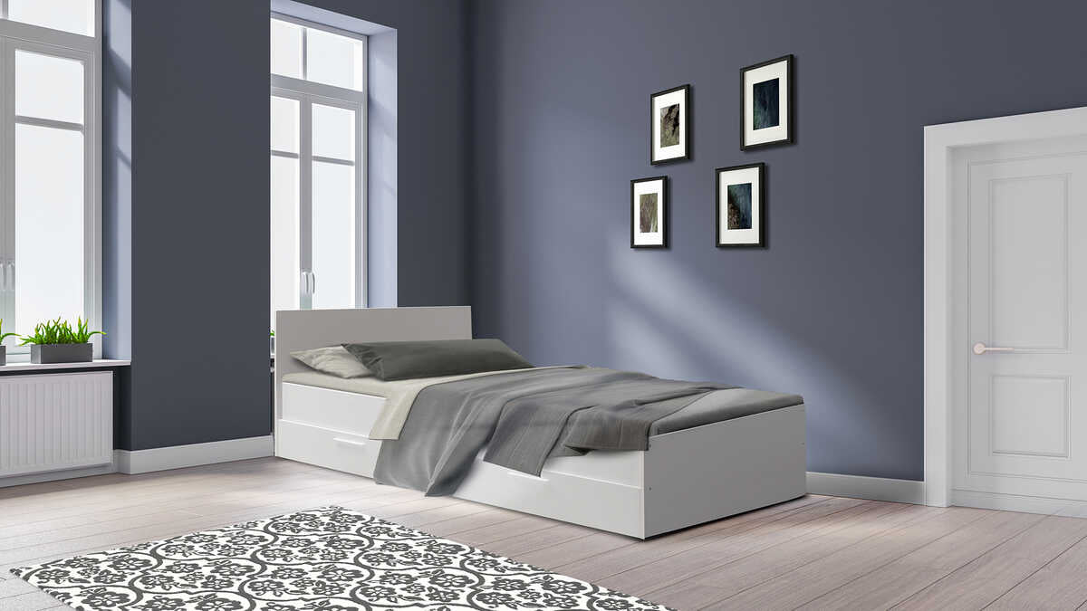 Leesa - KRC-092-BB-2- לבן - מיטת יחיד