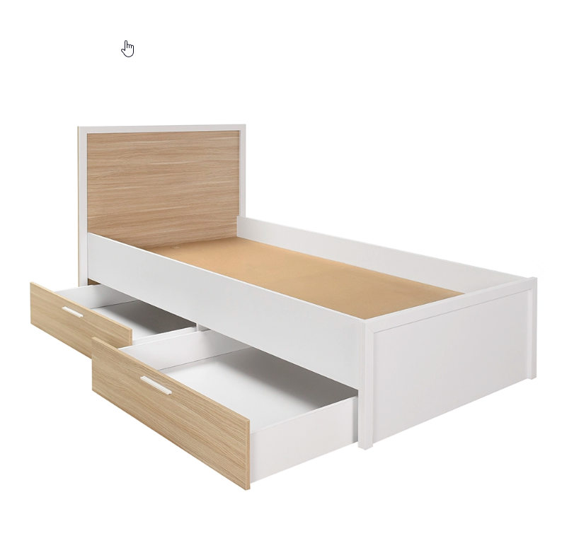 Oxford - KRC-1402-MB-2 - מיטה וחצי - אלון לבן