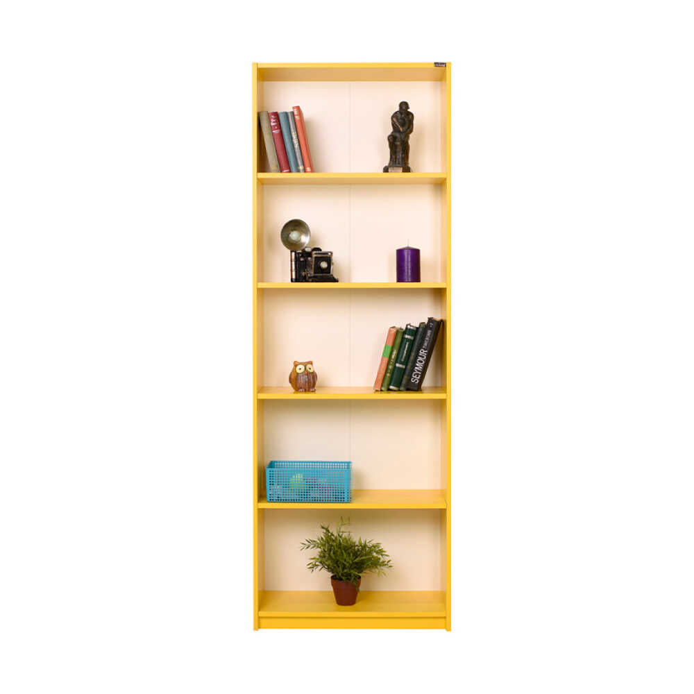 Navas -KTP-350-HH-1-צהוב - ספרייה 5 מדפים