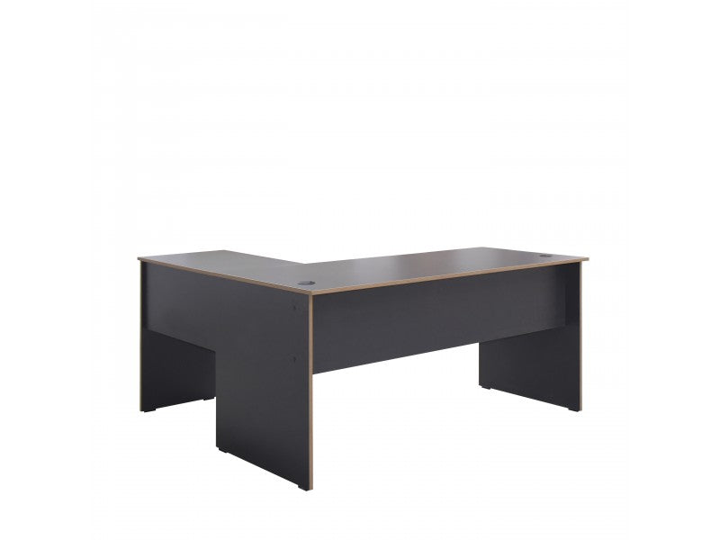 Almora - RMS-320-AX-1 - פחם-חום בהיר- עמדת עבודה פינתית