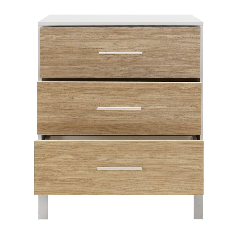 Lilium-SFN-1403-MB-1 - אלון-לבן- שידת מגירות מעוצבת