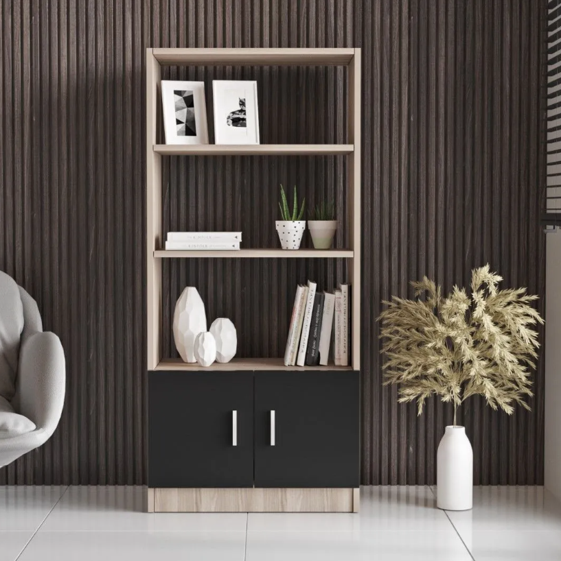 Varia VO4-OB –אלון-שחור - ספרייה מעוצבת