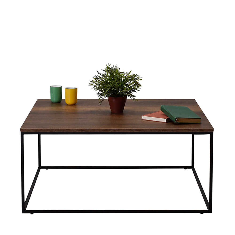 Meydan-SHP-980– אגוז- שולחן סלון ריבועי