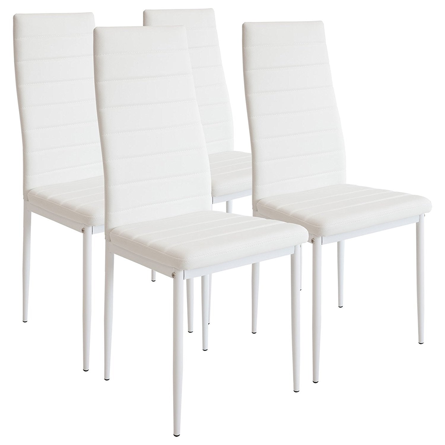 אירופה PU לבן - סט 6 כיסאות-Europe