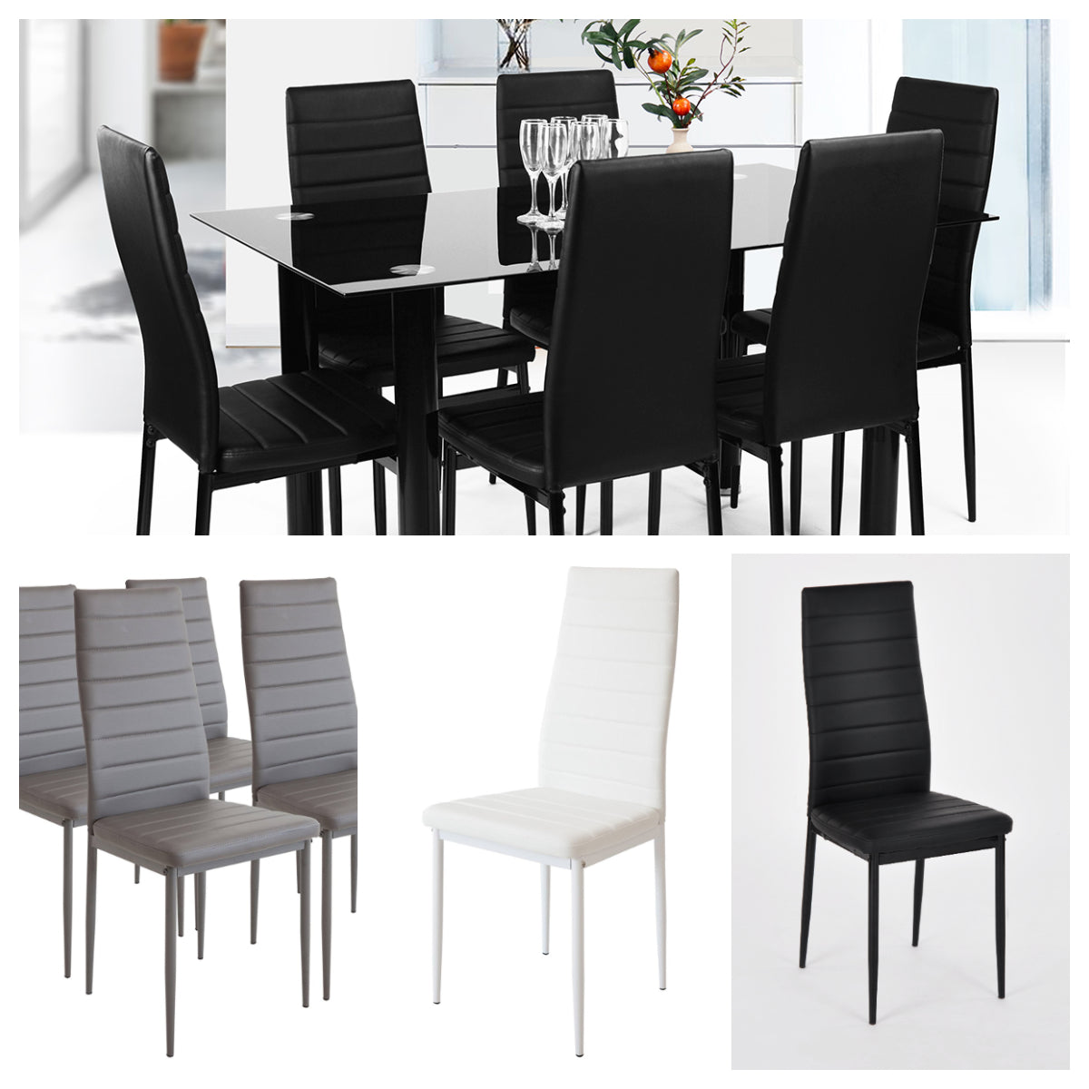 וונציה 6 - פינת אוכל עם 6 כיסאות