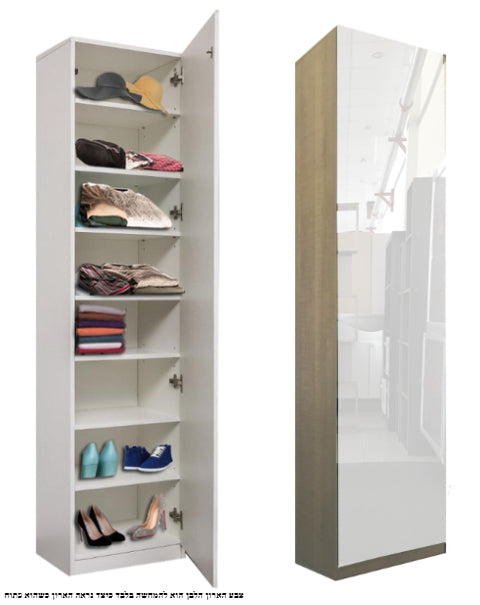 שגיא אלון – ארון מדפים עם מראה