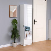 שגיא לבן – ארון מדפים עם מראה