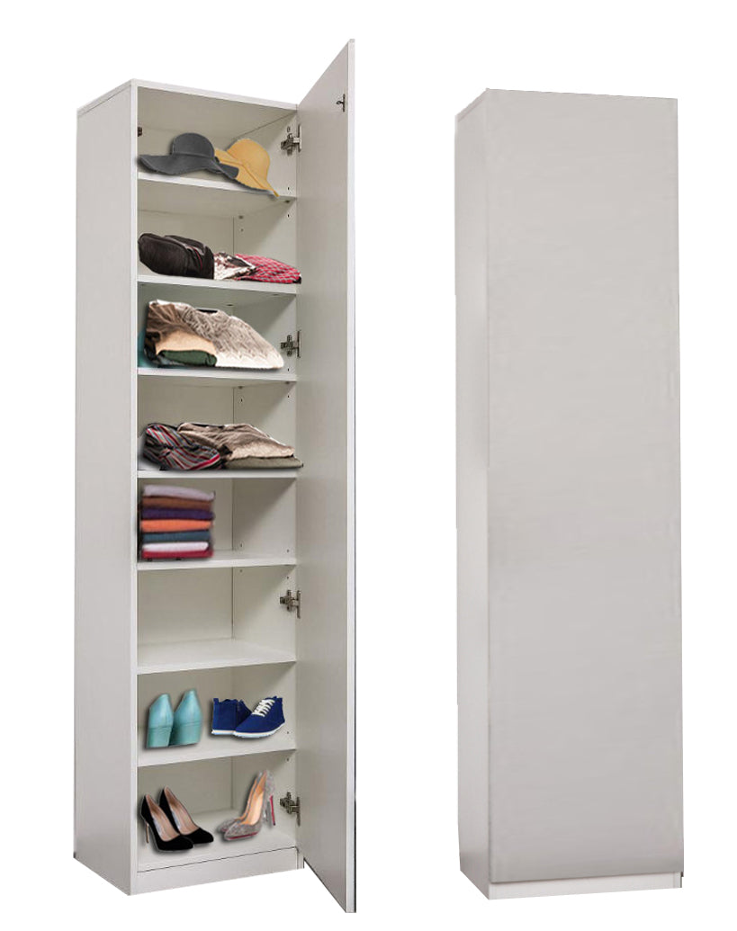 שגיא ללא מראה לבן – ארון מדפים