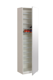 צ'ארמי V1 לבן - ארון מראה לנעליים