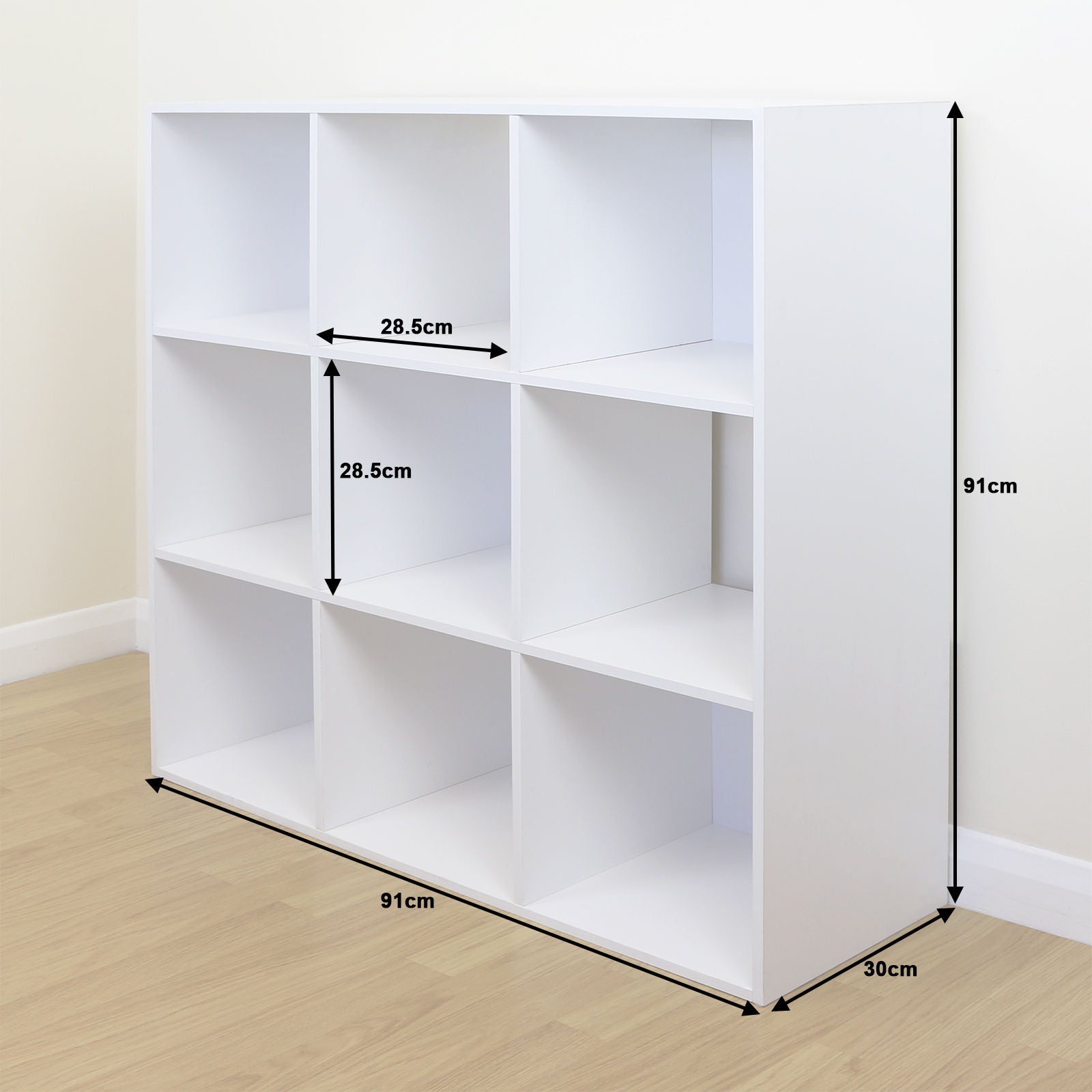 ג'ני 9 לבן - כוורת עץ בגימור תבליט