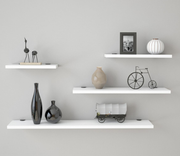 Cords  - לבן – רביעיית מדפים צפים