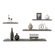 Cords  - אפור – רביעיית מדפים צפים